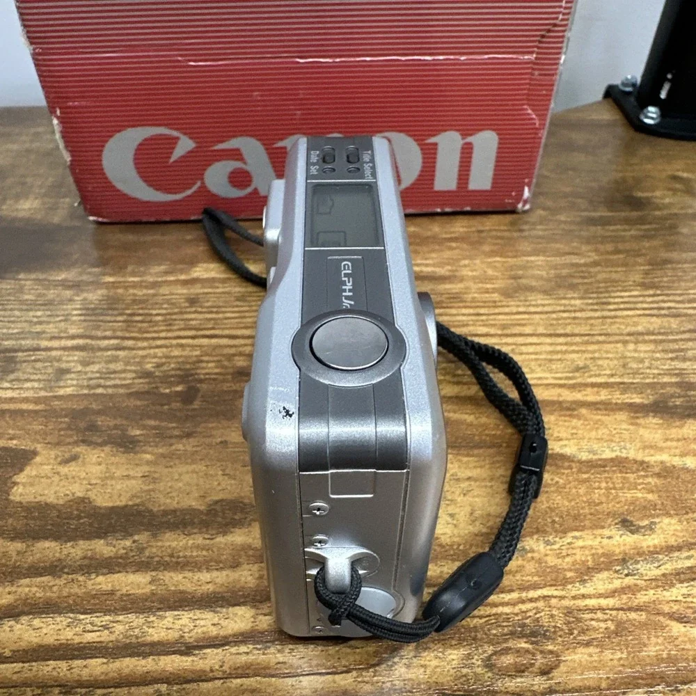 Canon Elph Jr APS Film‎ Camera Strap Box TESTED WORKING